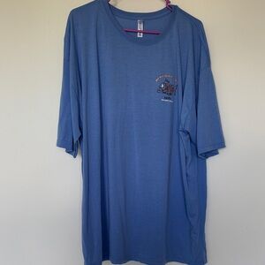 Blue Aruba Graphic Men's Shirt